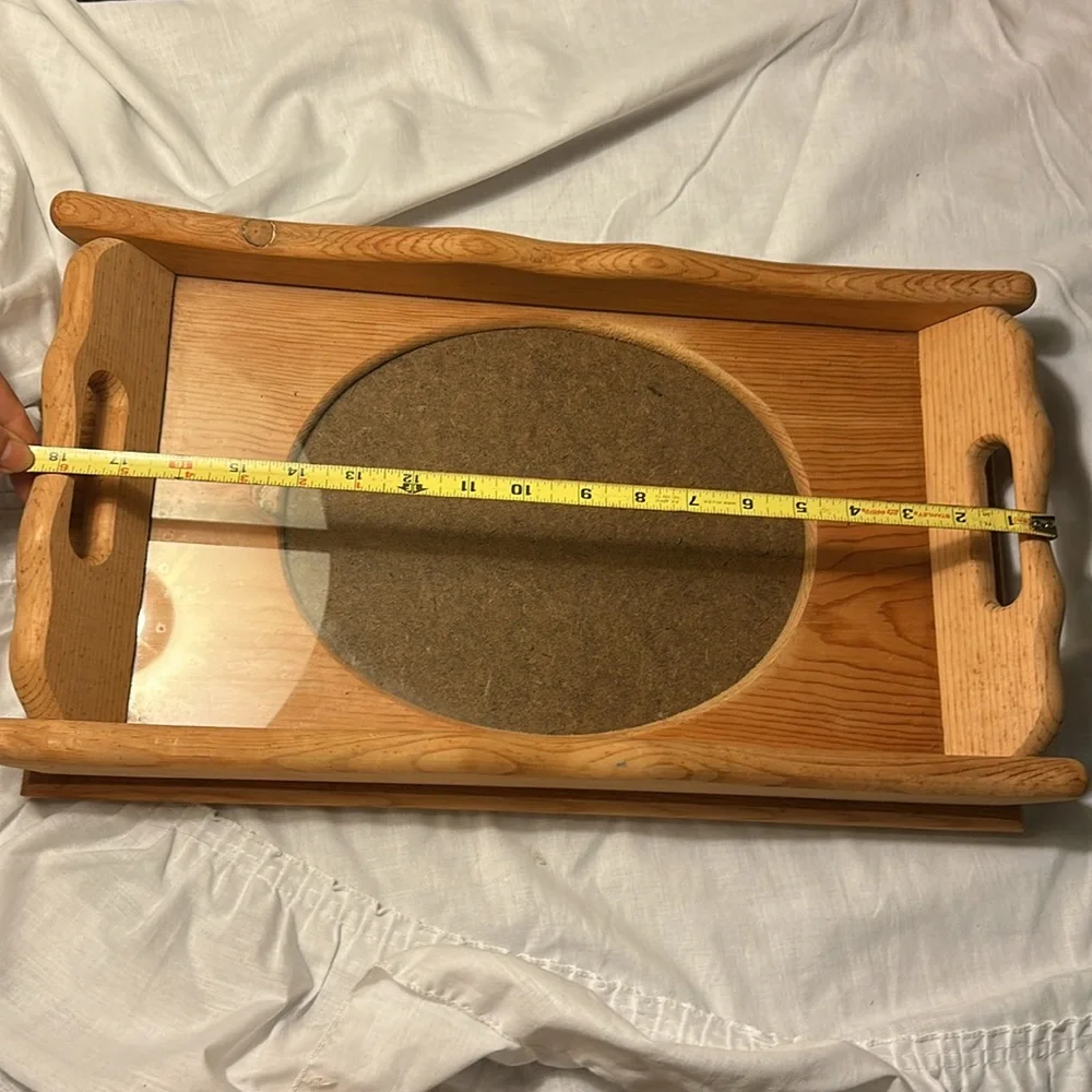 Elegant Wooden picture frame Tray for bath 🛀